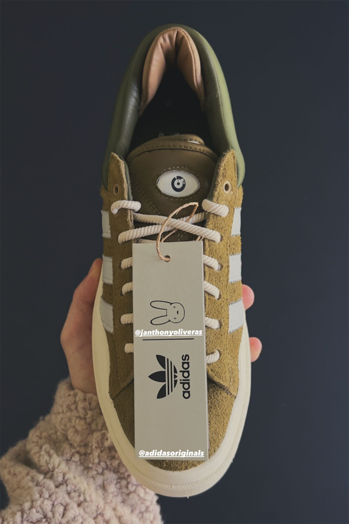 Bad Bunny Adidas Campus Olive Id7950 4