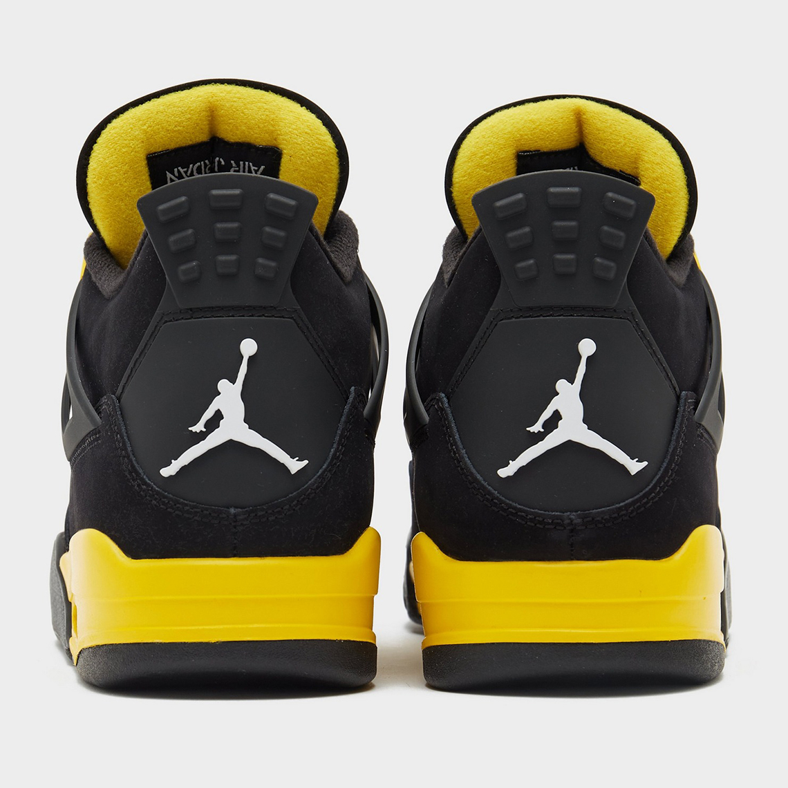 Jordan 4 Thunder Black Stitching 2