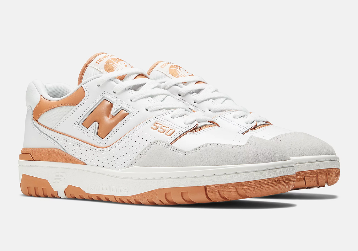 The New Balance 550 "Burnt Orange" Releases On Feb. 23rd