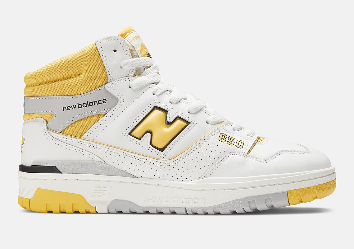 New Balance 650 White Yellow Bb650rcf 6