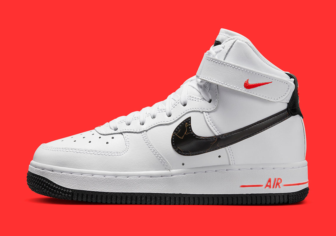 Nike Air Force 1 High Gs White Black Fd1019 100 3