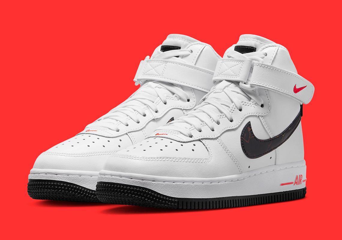 Nike Air Force 1 High Gs White Black Fd1019 100 6