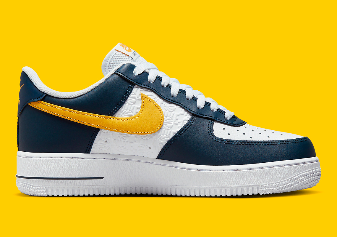 Nike Air Force 1 Low Emb Dark Teal Yellow Fj4209 400 4