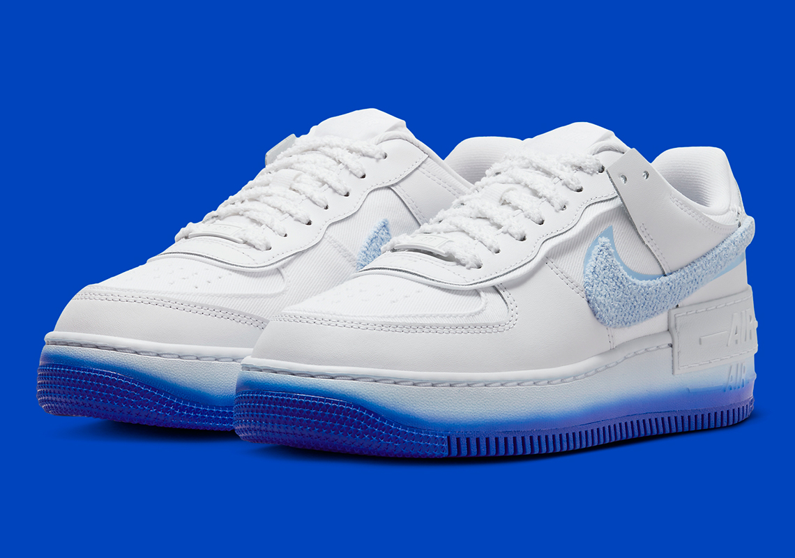 Nike Air Force 1 Low Shadow Blue Chenille Fj4567 100 1