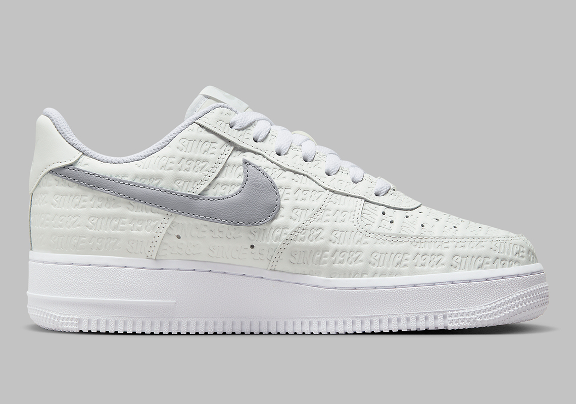 Nike Air Force 1 Low Summit White Metallic Silver White Sail Fj4823 100 5