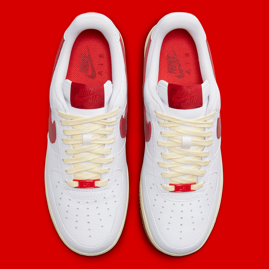 Nike Air Force 1 Low White Red Gum Fn3493 100 1