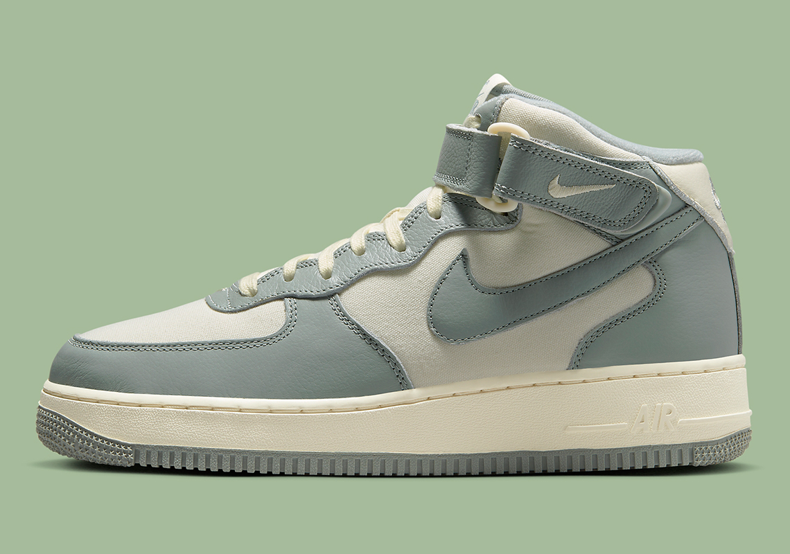 Nike Air Force 1 Mid Mica Green Coconut Milk Fb2036 100 5