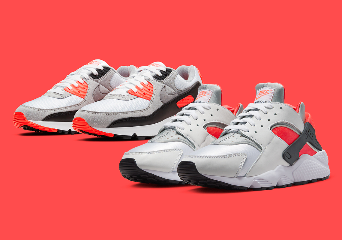 Nike Lends "Infrared" To The Air Huarache Icons