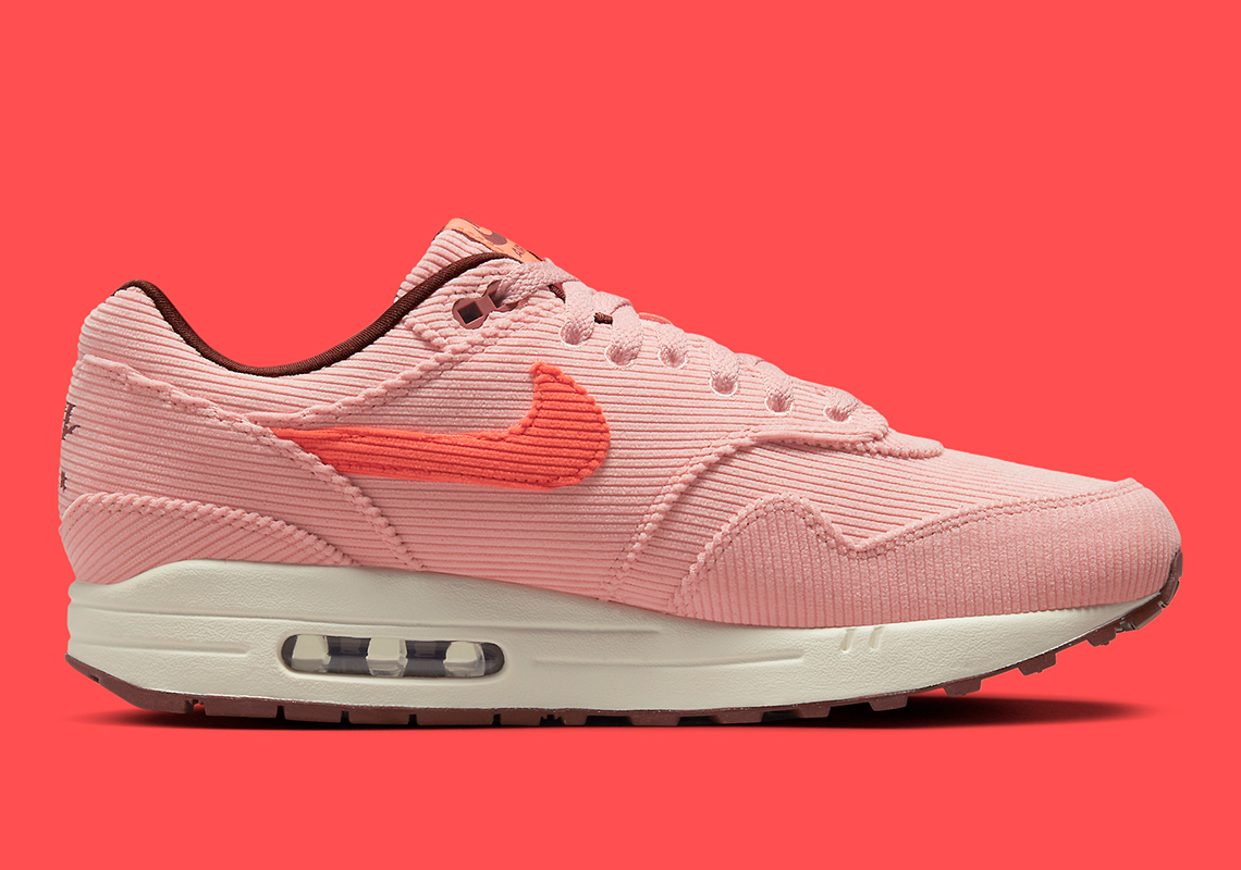 Nike Air Max 1 Corduroy Coral Stardust Fb8915 600 6