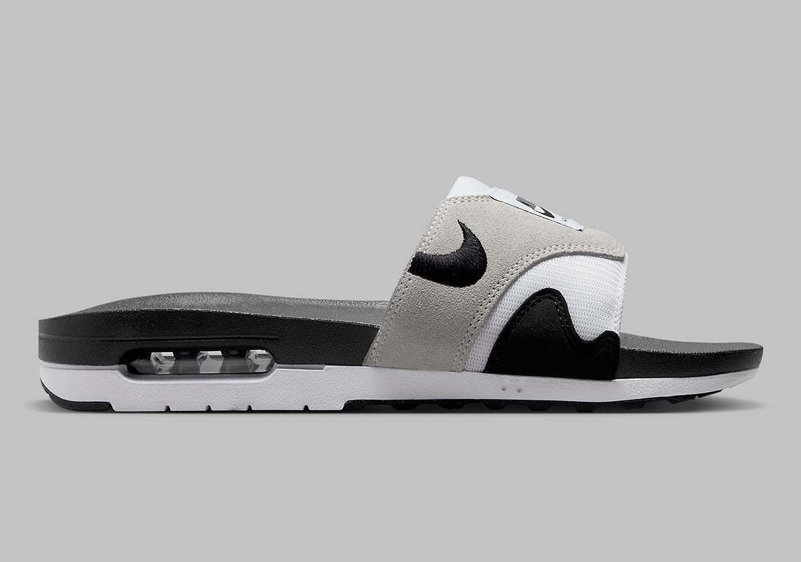 Nike Air Max 1 Slide Black White 4