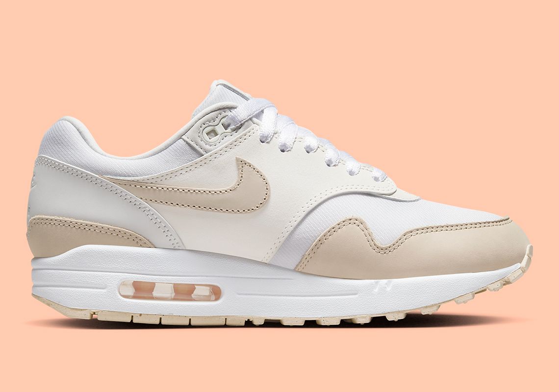 Nike Air Max 1 White Sanddrift Phantom Fb5060 100 7