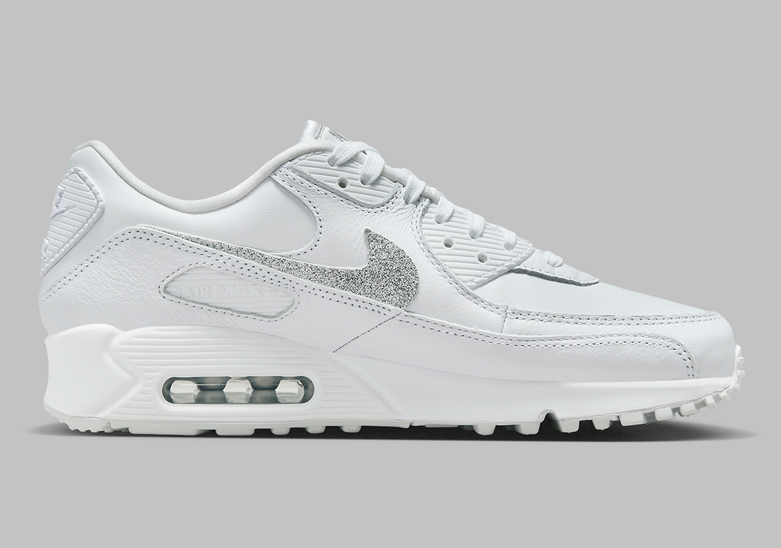 Nike Air Max 90 White Silver Fj4579 100 5