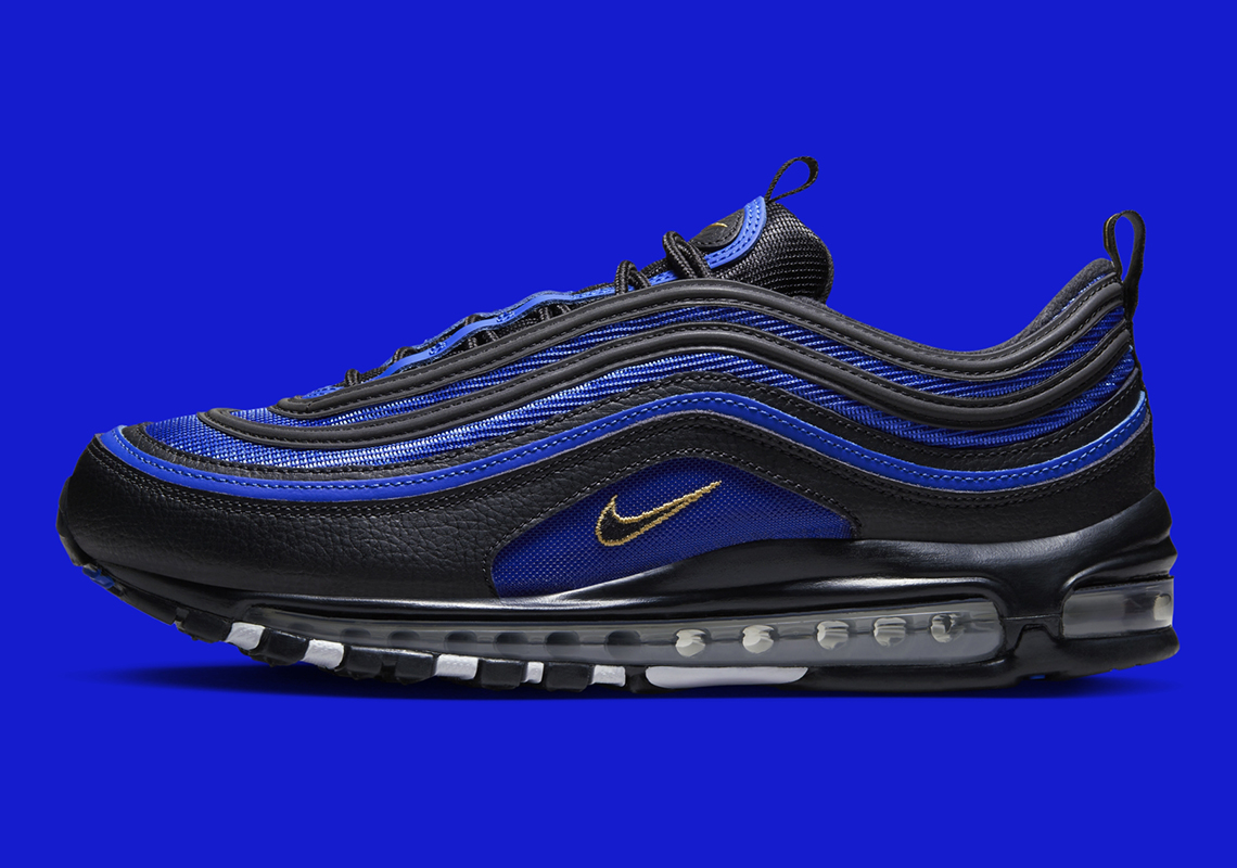 Nike Air Max 97 Black Royal Gold Fn3408 001 1