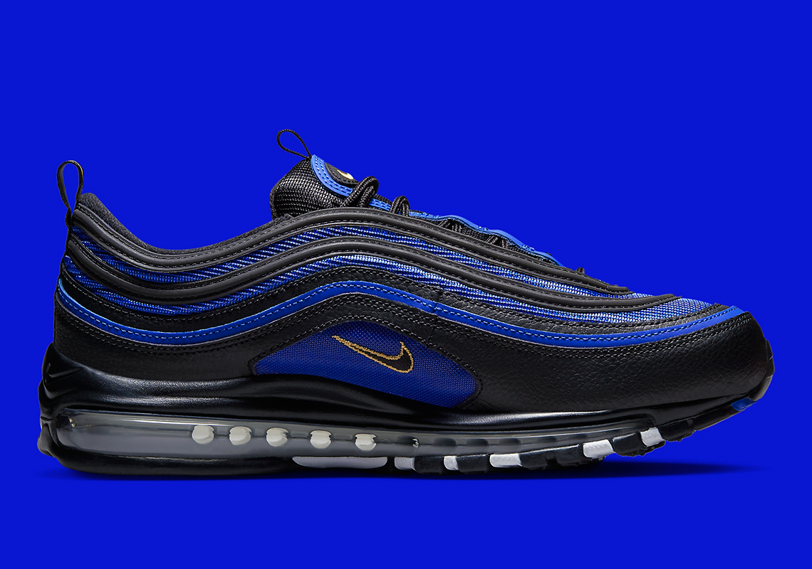 Nike Air Max 97 Black Royal Gold Fn3408 001 2