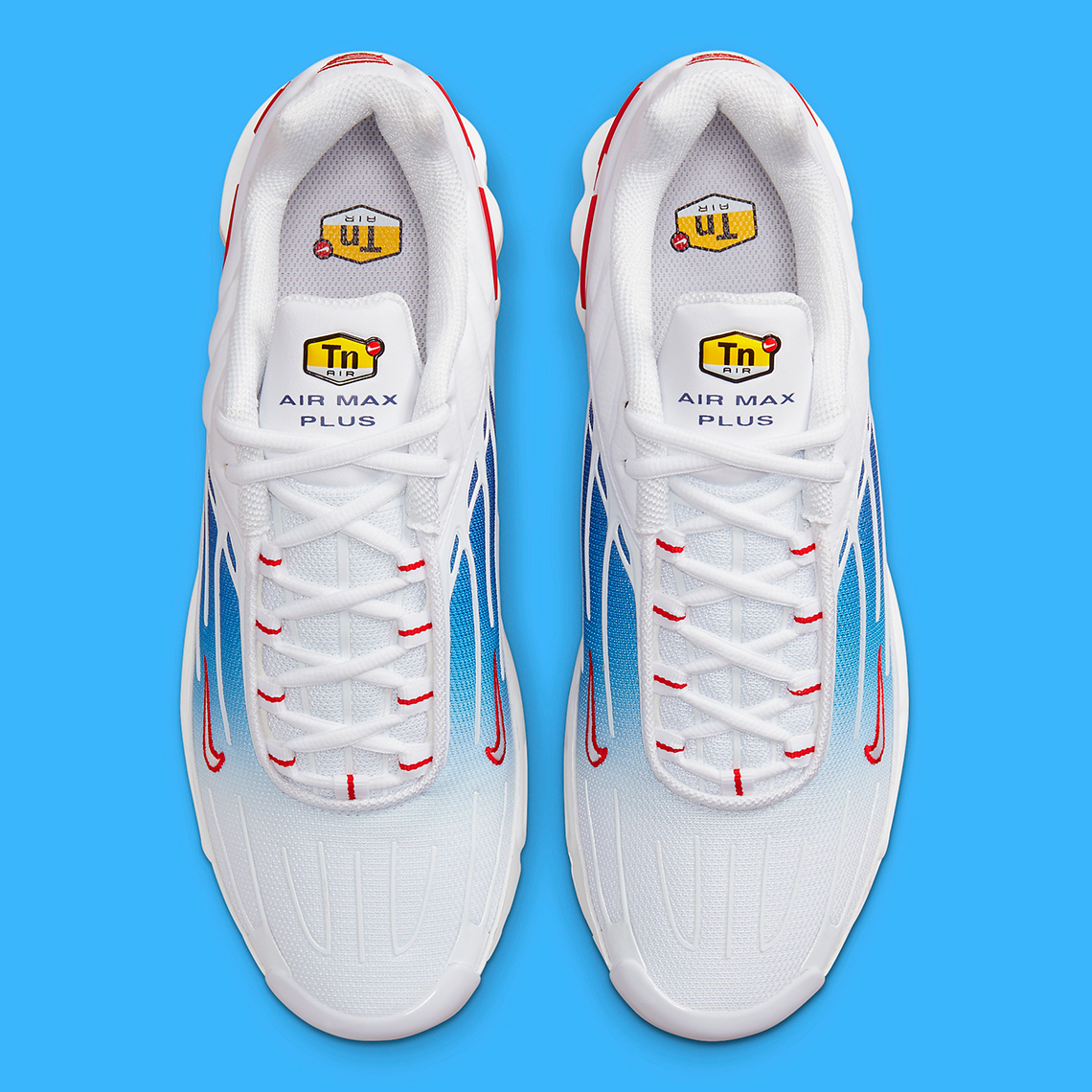 Nike Air Max Plus 3 White Red Blue Fn3411 100 3