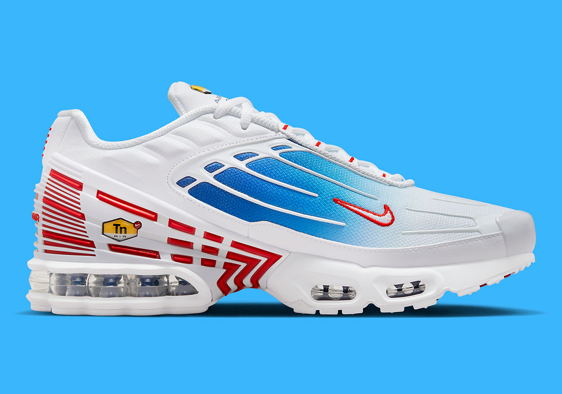 Nike Air Max Plus 3 White Red Blue Fn3411 100 5