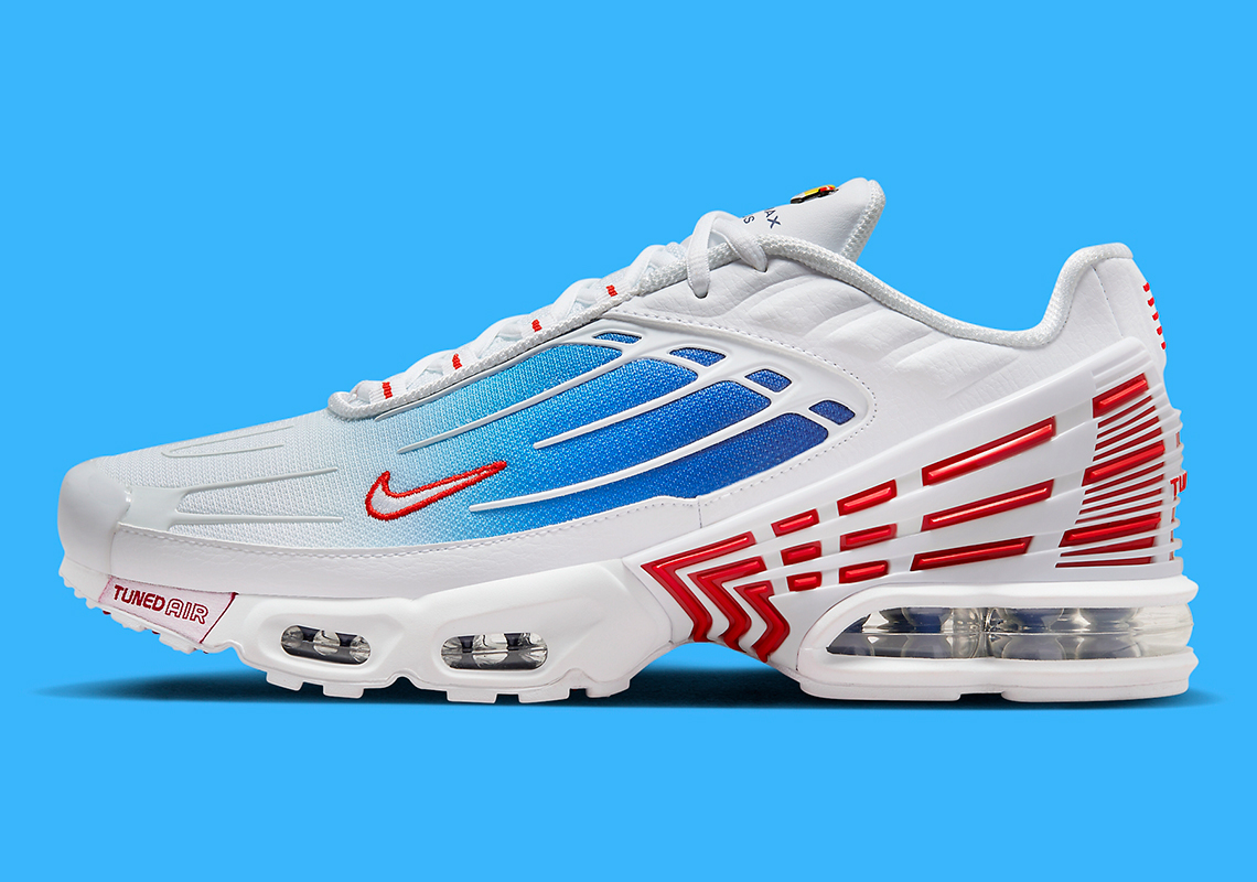 Nike Air Max Plus 3 White Red Blue Fn3411 100 8