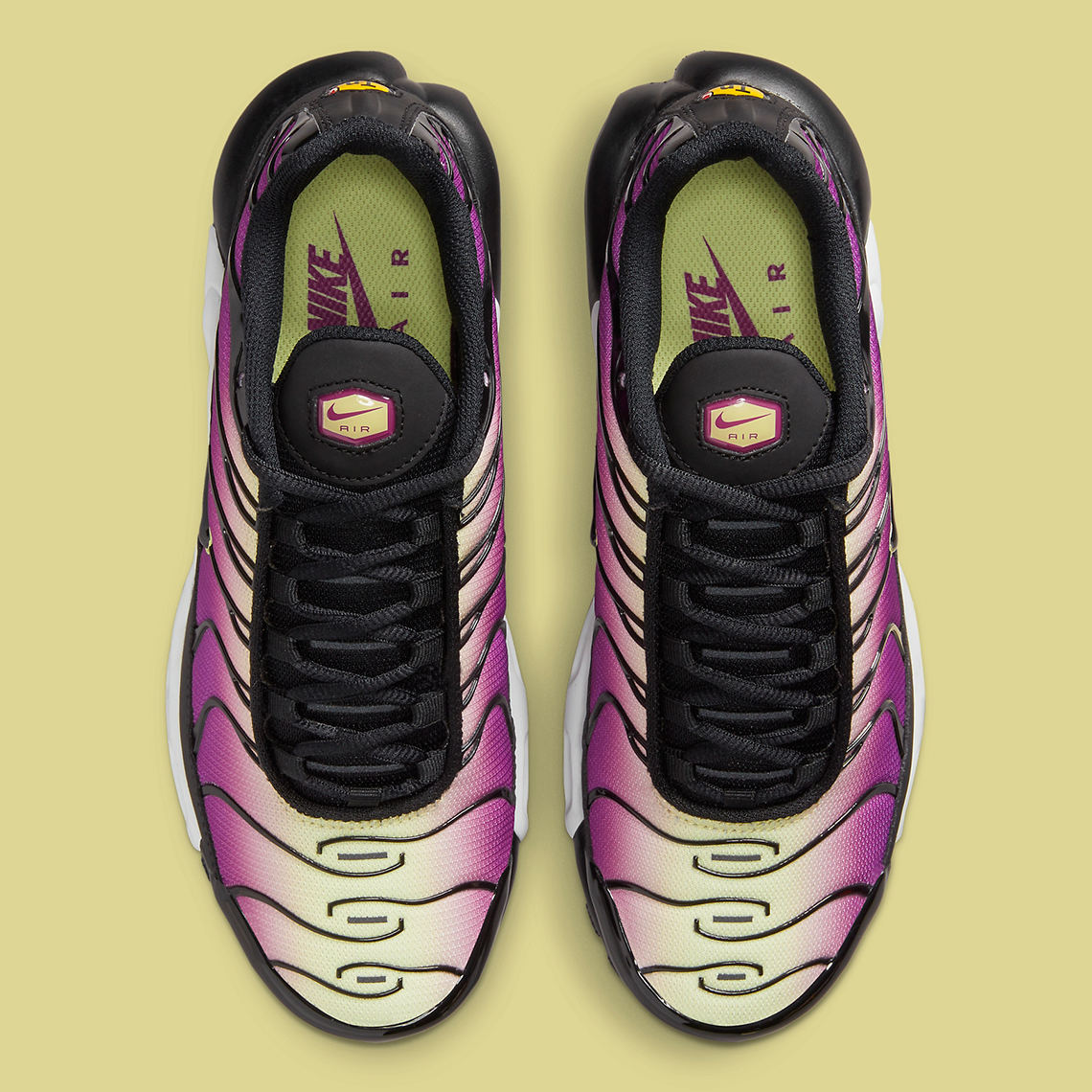 Nike Air Max Plus Black Fuchsia Yellow Fn3485 001 8