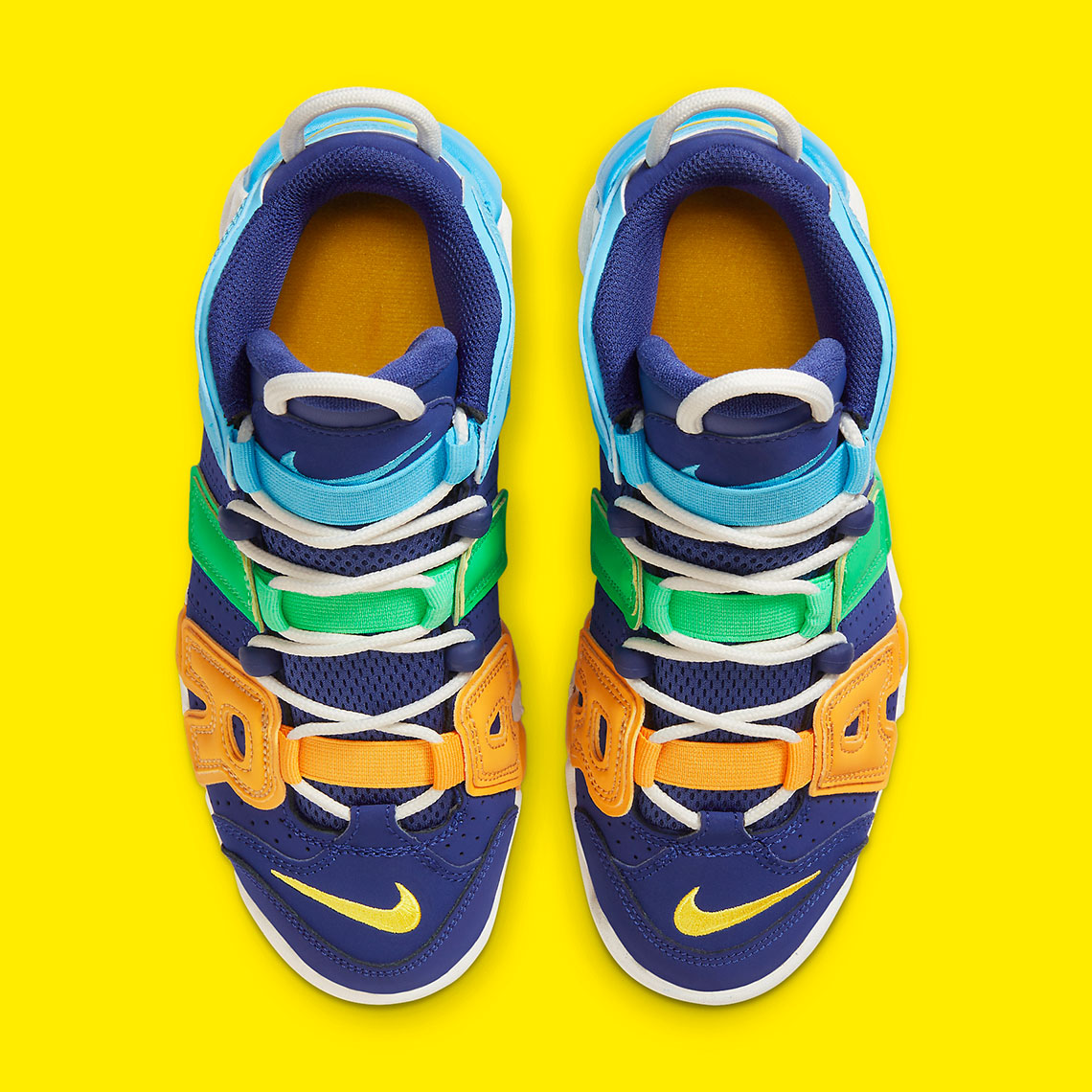 Nike Air More Uptempo Gs Deep Royal Blue Baltic Blue Electric Algae Opti Yellow Fj0693 455 4