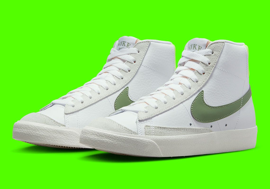 Nike Blazer Mid 77 White Green Volt Fj4740 100 1