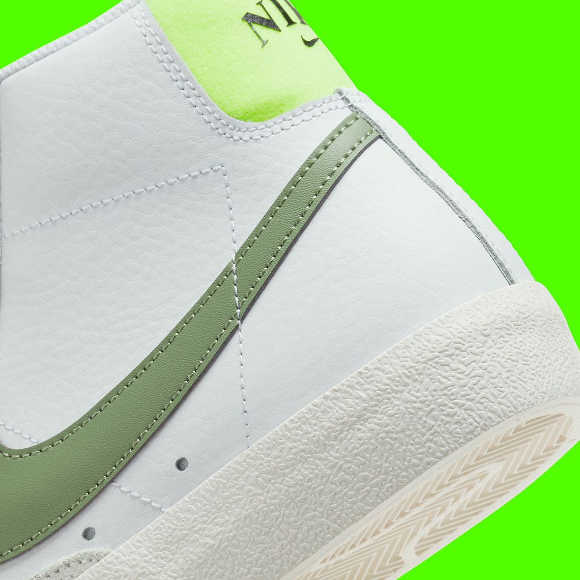 Nike Blazer Mid 77 White Green Volt Fj4740 100 5