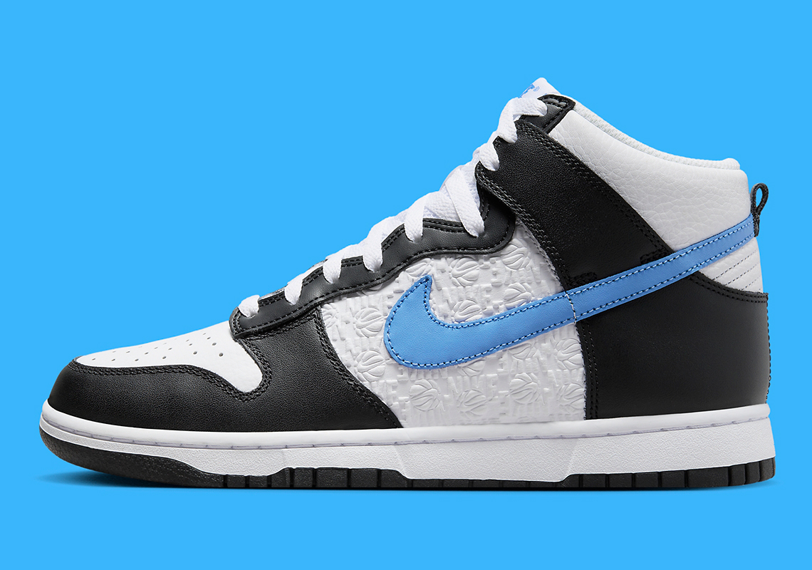 The Nike Dunk High EMB Returns In Black And University Blue