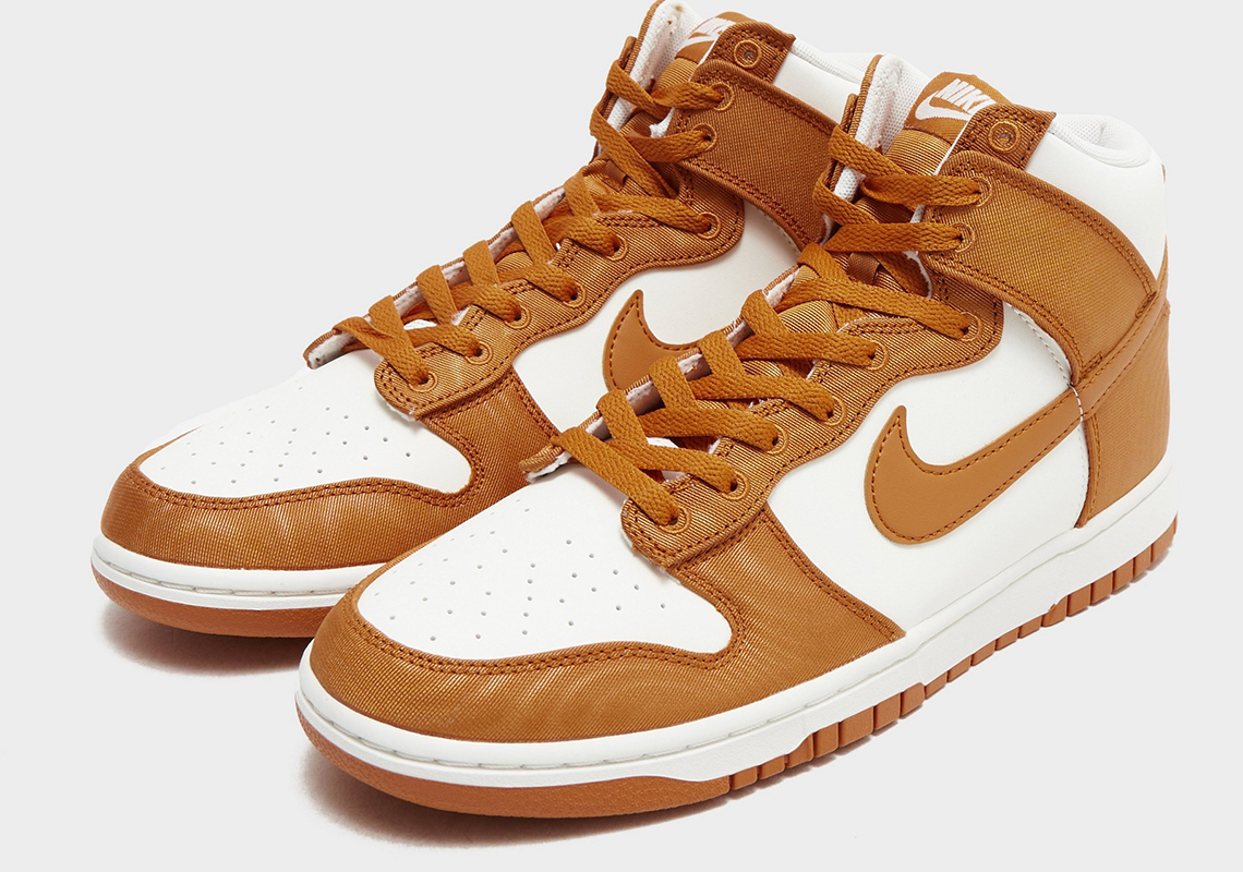 Nike Dunk High Nylon Pecan Brown 3