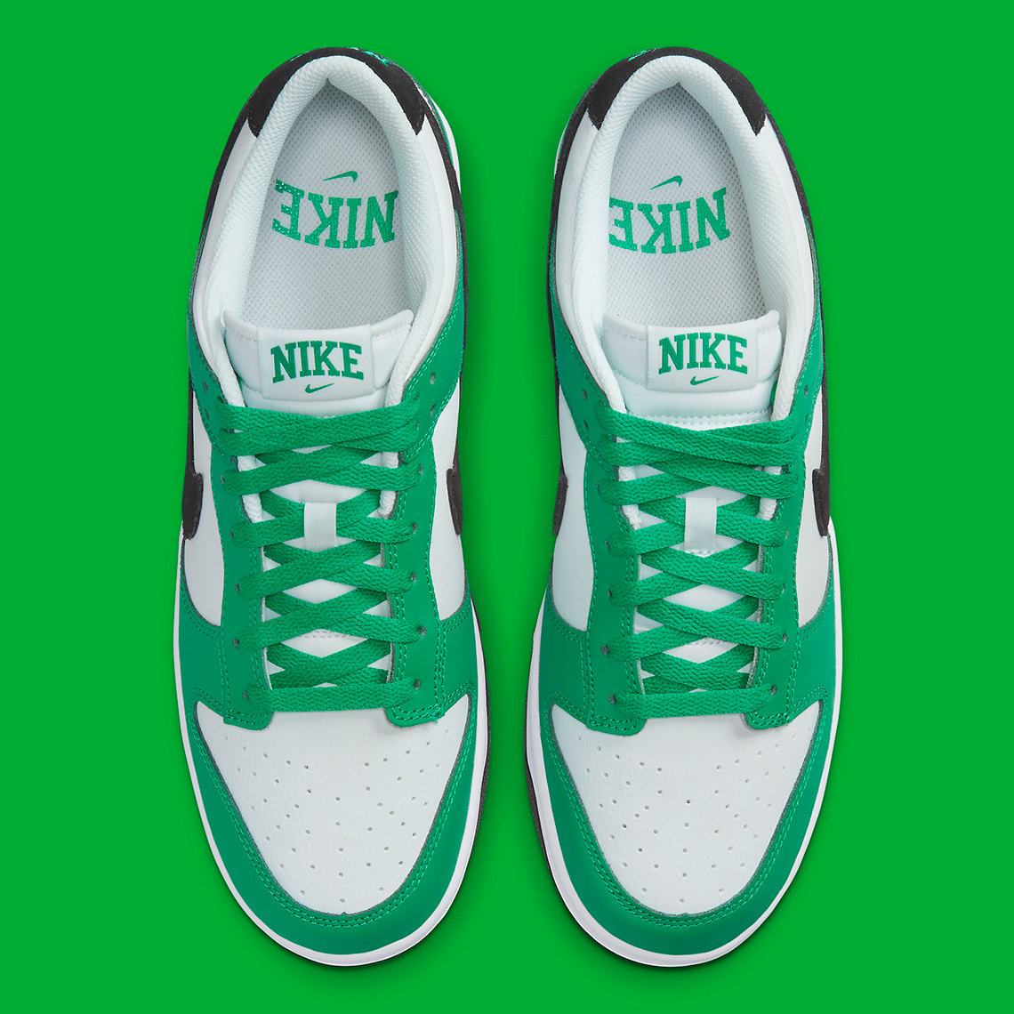 Nike Dunk Low Green Black White 5