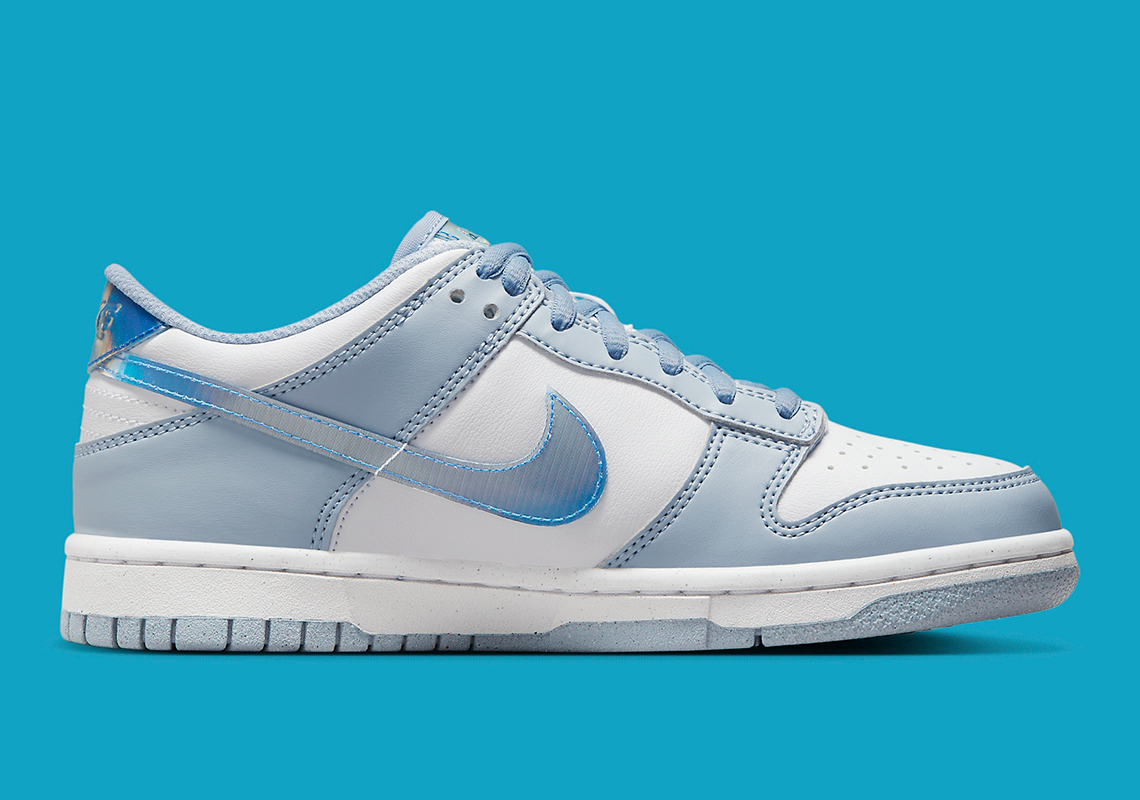 Nike Dunk Low Gs Grey Blue Lenticular Release Date 2