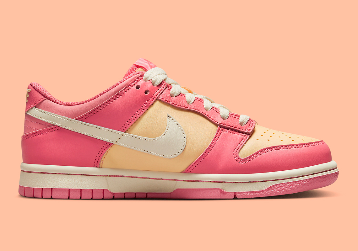 Nike Dunk Low Gs Pink Orange Dh9765 200 3