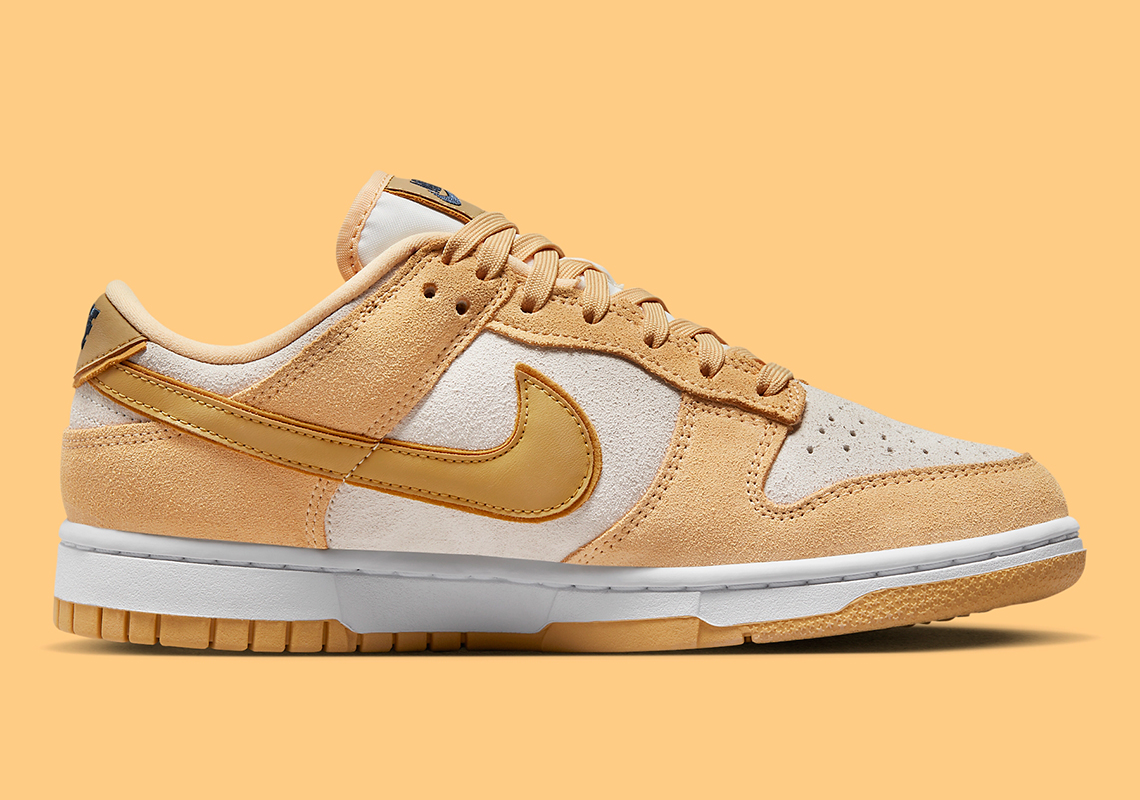 Nike Dunk Low Lx Gold Suede Dv7411 200 7