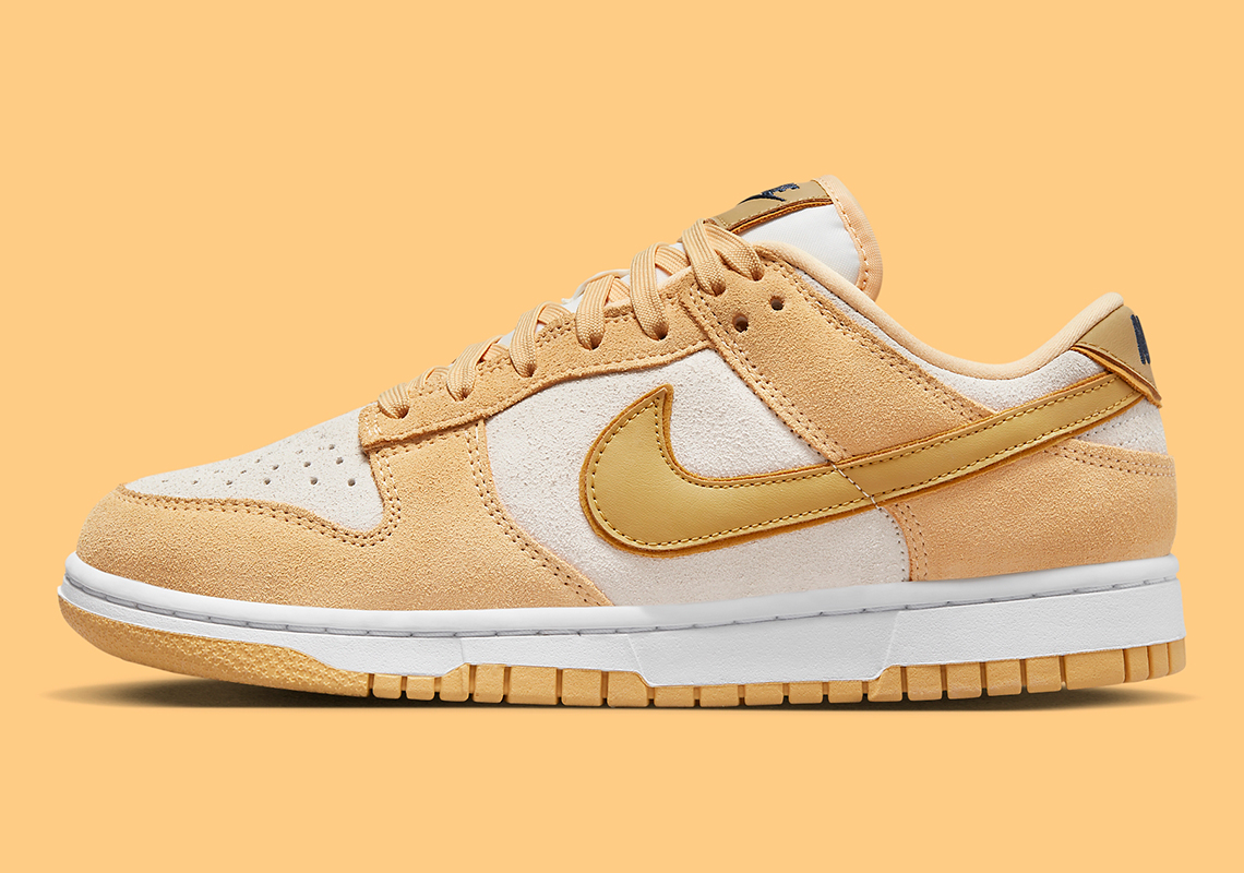 Nike Dunk Low Lx Gold Suede Dv7411 200 8