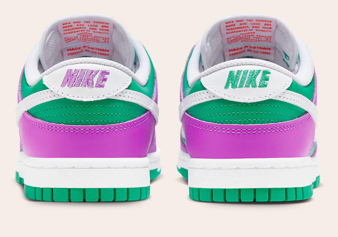 Nike Dunk Low Stadium Green White Fuchsia Fd9924 311 3