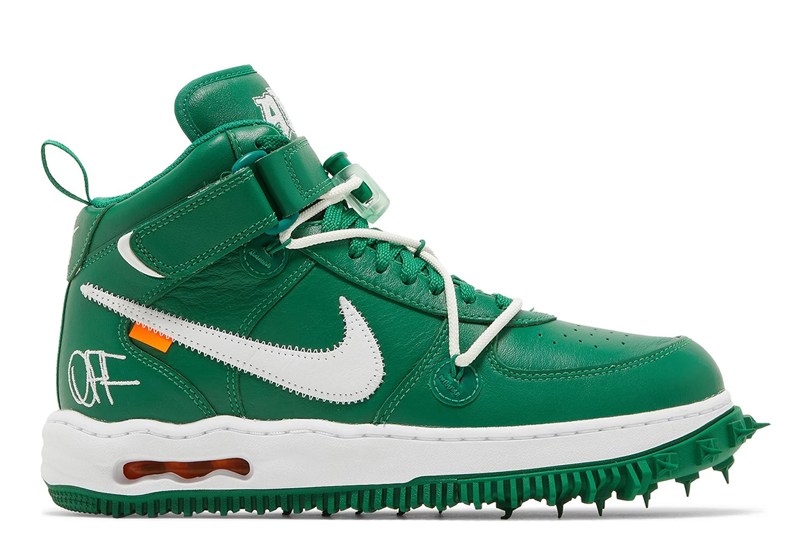 Off White Nike Air Force 1 Mid Pine Green Dr0500 300 Store List 1