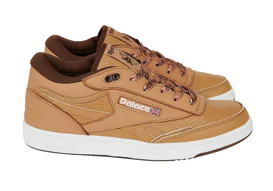 Palace Reebok Club C Ii Mid Revenge Tan Brown 1