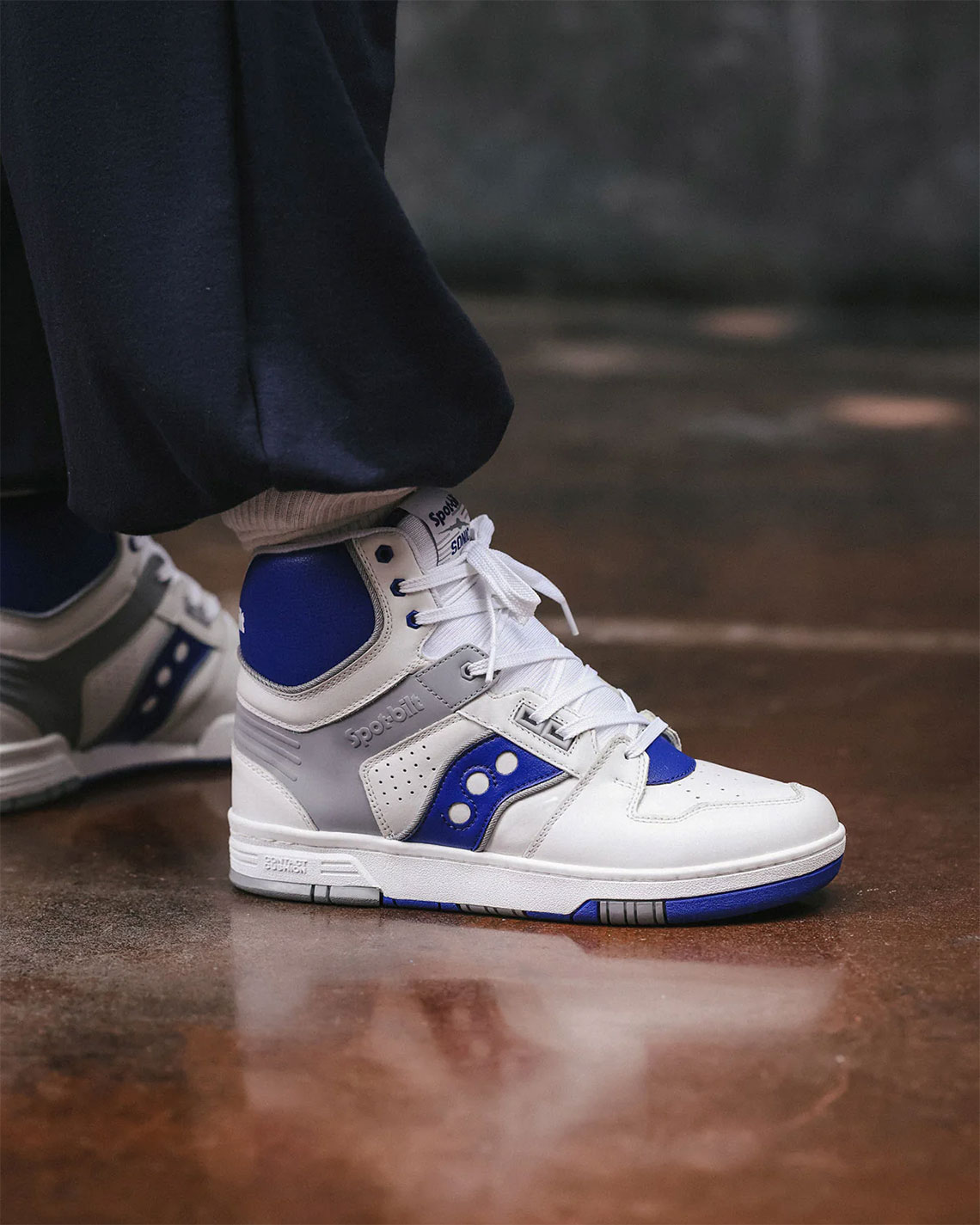 Saucony Spot Bilt Sonic Hi White Royal S70748 1 1