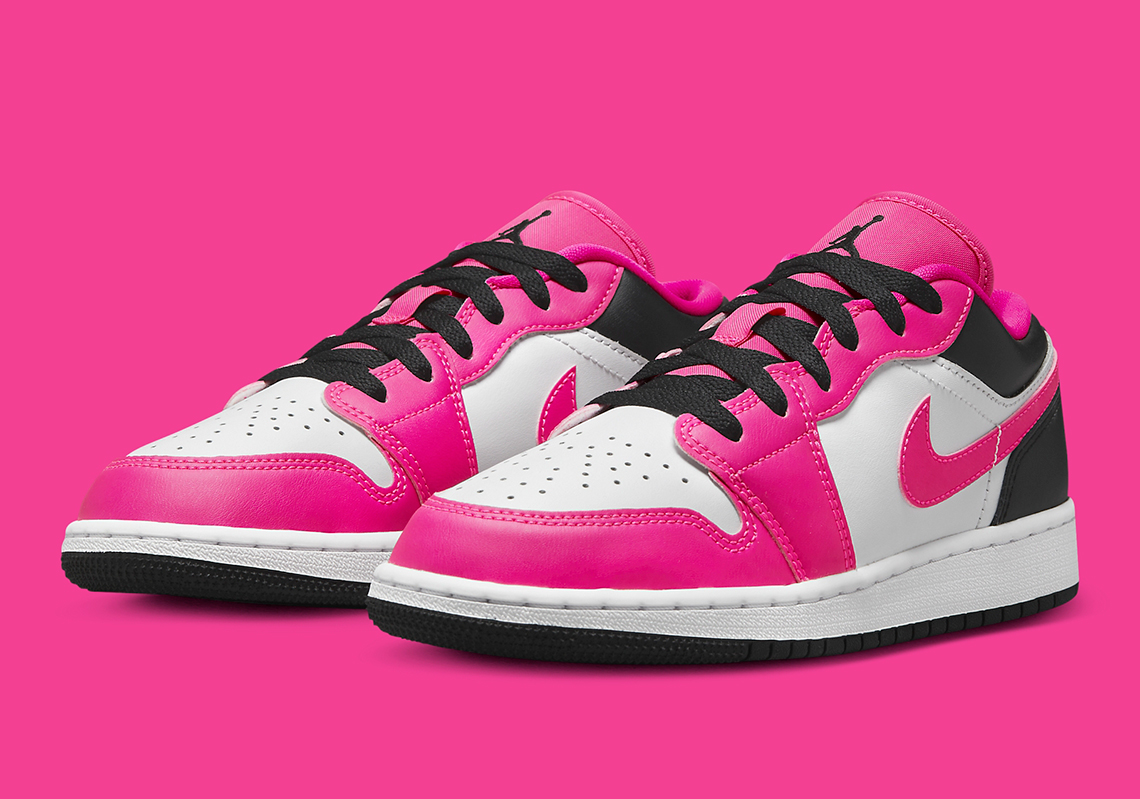 The Kid's Air Jordan 1 Low "Fierce Pink" Goes Bold Ahead Of Spring