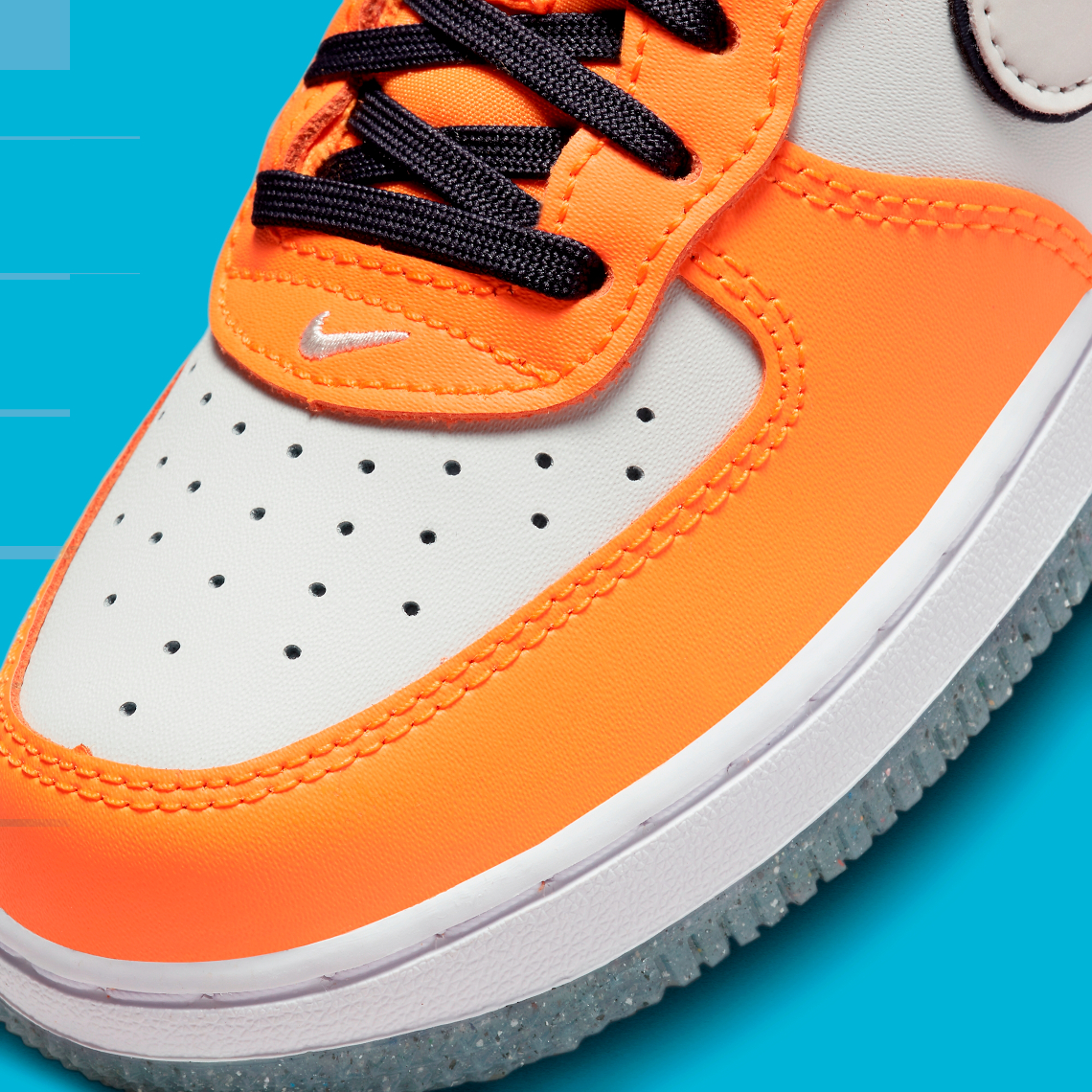 Nike Air Force 1 Low Kids Clownfish Fj4656 800 1