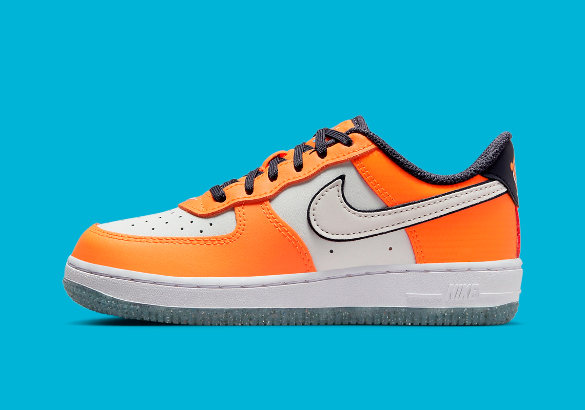 Nike Air Force 1 Low Kids Clownfish Fj4656 800 4