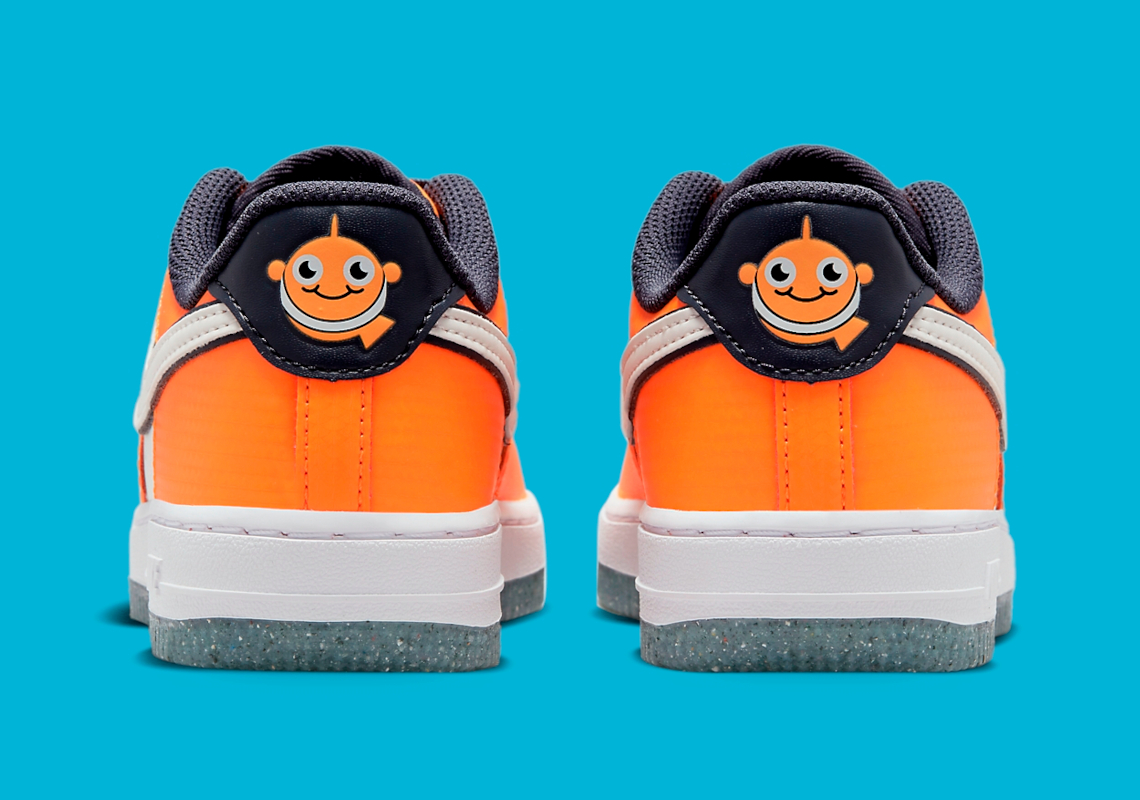 Nike Air Force 1 Low Kids Clownfish Fj4656 800 8