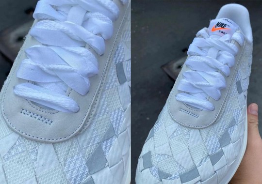 sacai And Nike Add Woven Uppers To The Waffle