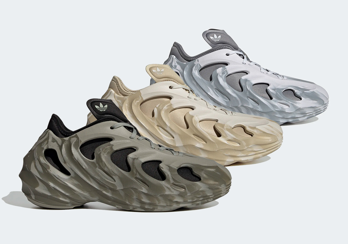 The adidas adiFOM Q "Strata" Pack Borrows The Yeezy Foam Runner's "MX" Look