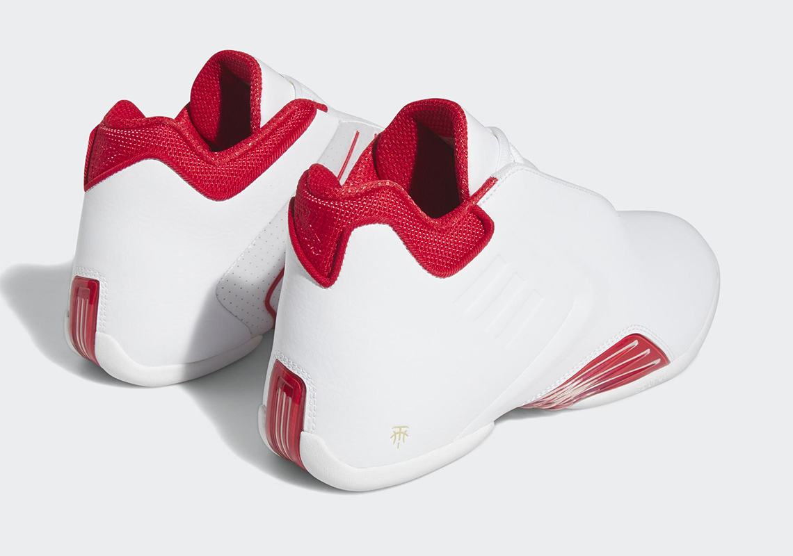 Adidas T Mac 3 Restomod Core White Better Scarlet Matte Gold Fz6212 3 1