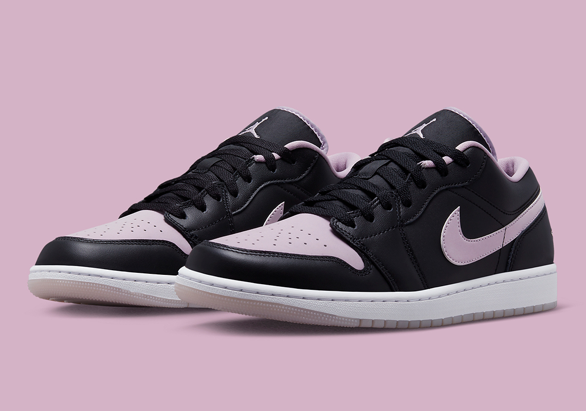 Black And Lilac Help Prepare This Air Jordan 1 Low For Spring