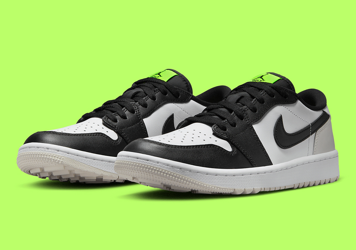 The Air Jordan 1 Low Golf "Black Toe" Gets Volt Accents