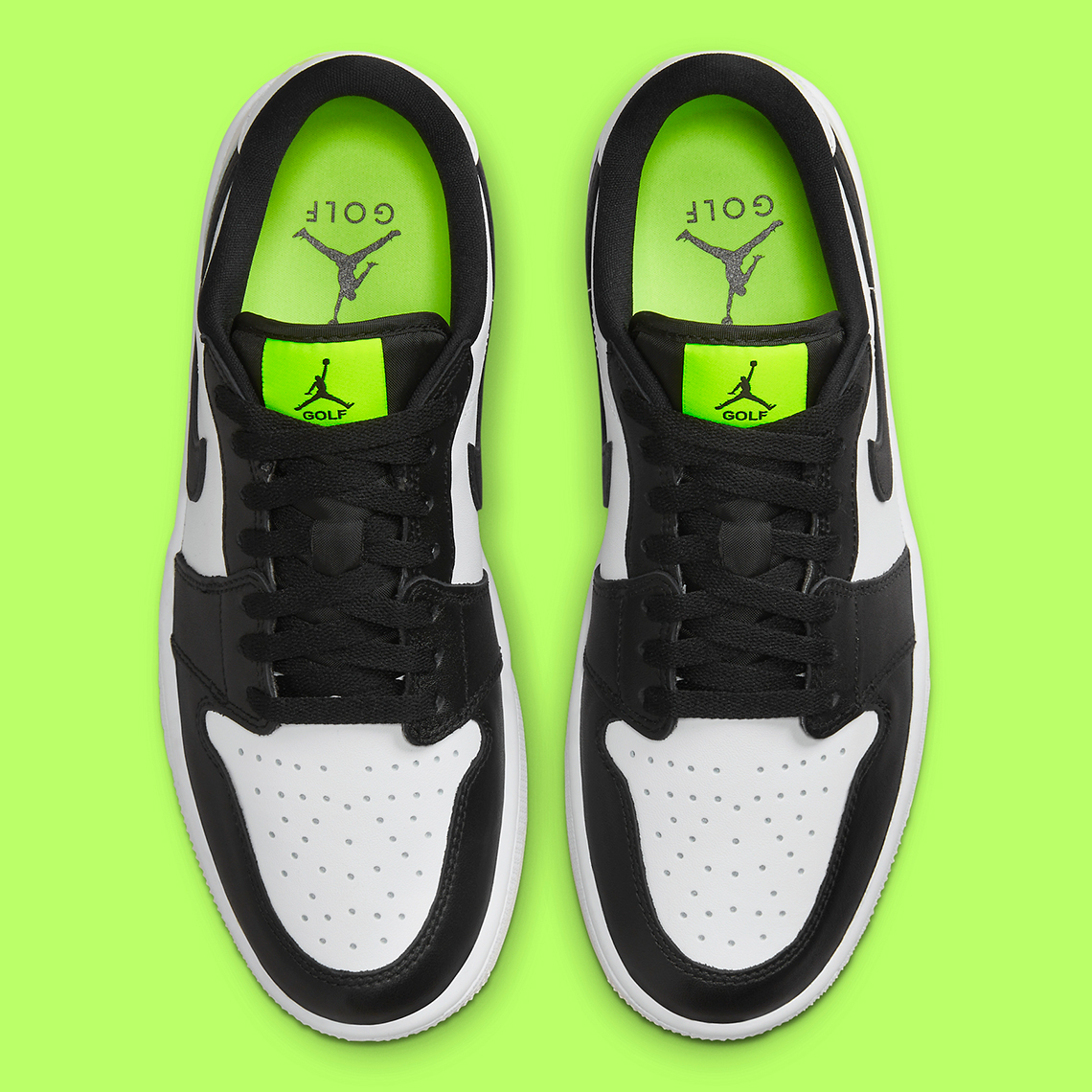 Air Jordan 1 Low Golf Black White Volt Dd9315 108 3