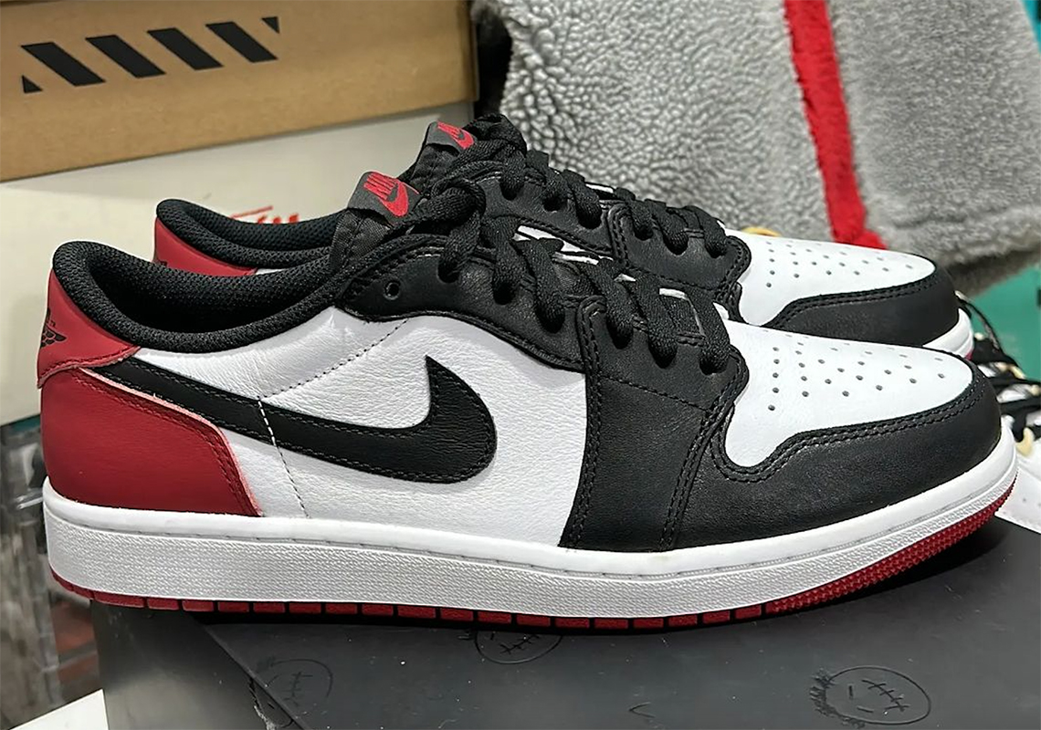 First Look At The Upcoming Air Jordan 1 Low OG "Black Toe"