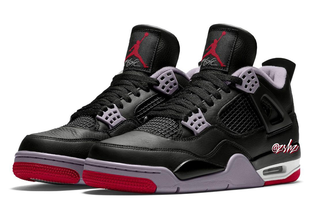 Air Jordan 4 Bred Reimagined Leather 1