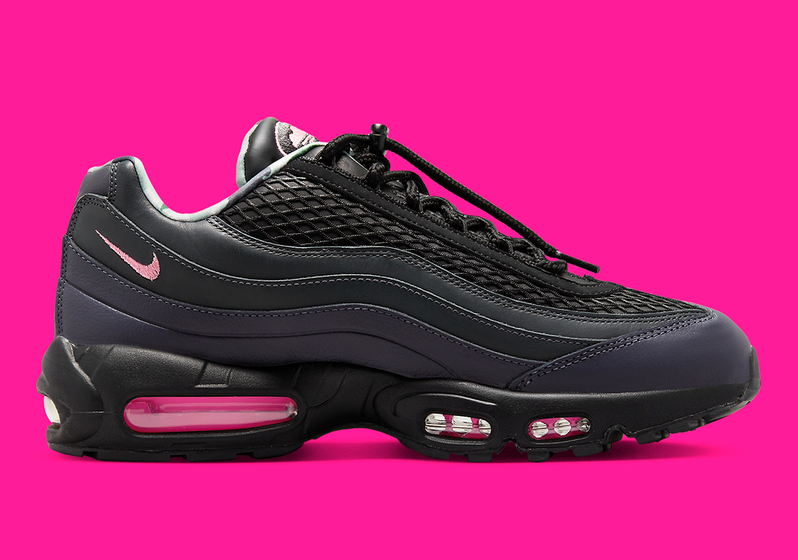 Corteiz Nike Air Max 95 Black Pink Camo Fb2709 001 7