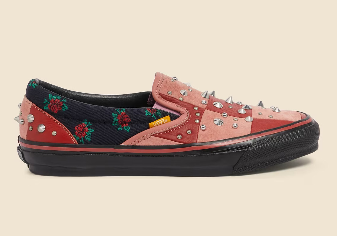 Gucci Continuum Vans Slip On Red Checker 5